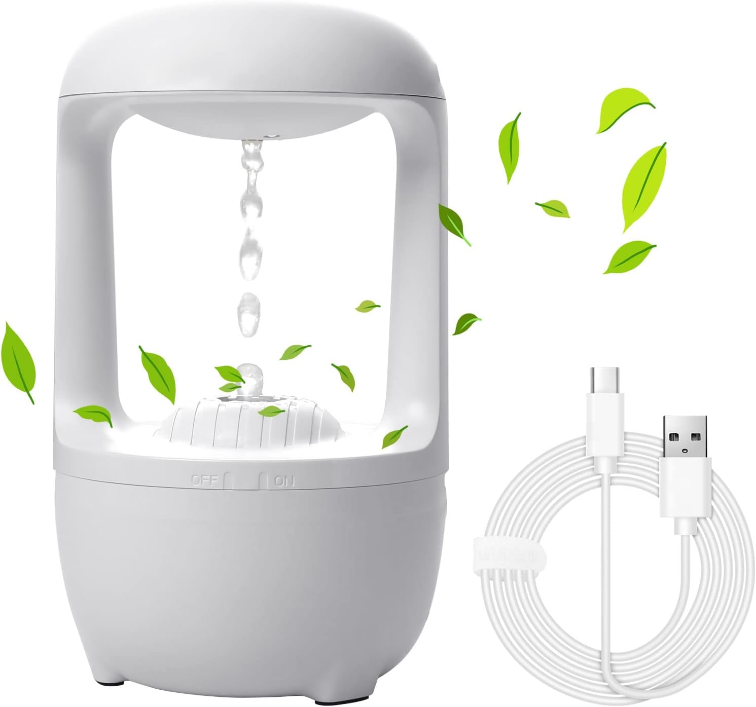 Humidifiers For Bedroom, Anti Gravity Humidifier, Baby Humidifier With Night Light,Rain Cloud Humidifierhigh-Capacity Silent Humidifier For Bedroom/Baby Nursery/Bathroom/Living Room.