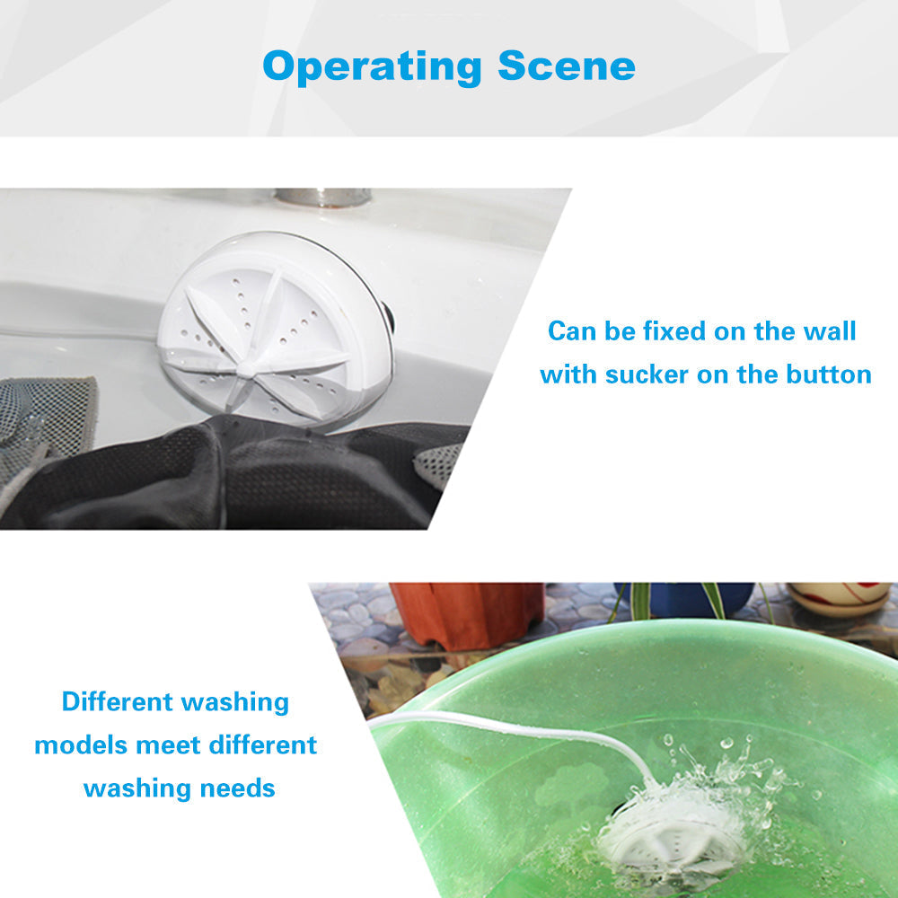 2 in 1 Mini Washing Machine