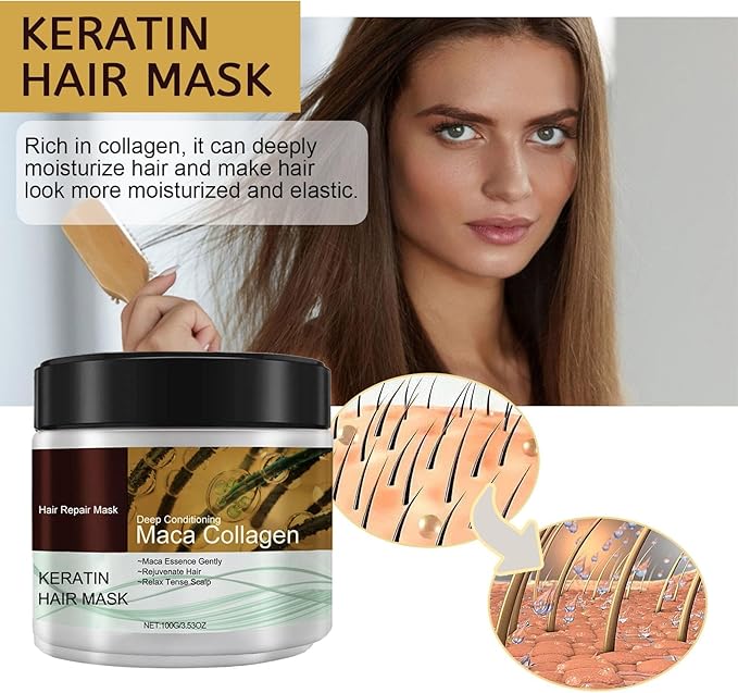 Karseell Collagen Keratin Hair Mask! Best For Hair Straighten! 100% Original